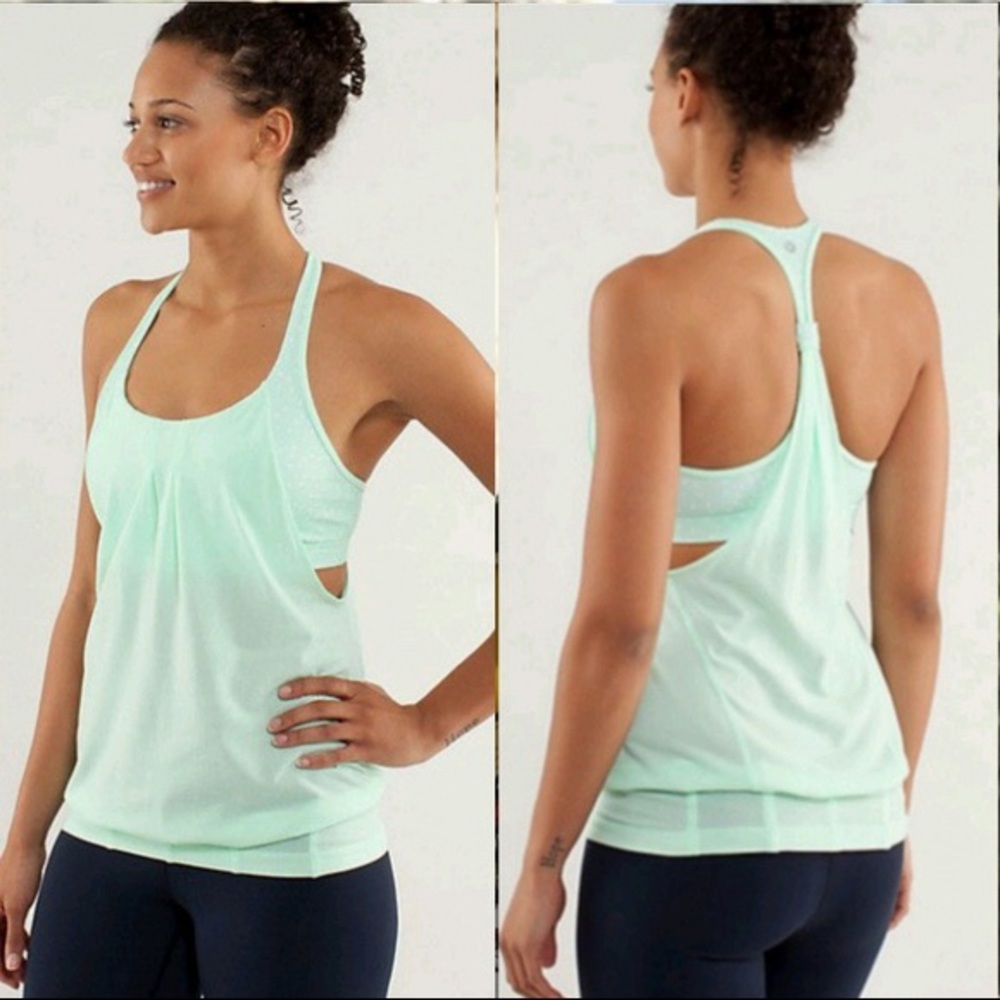 Lululemon built in bra top size 2